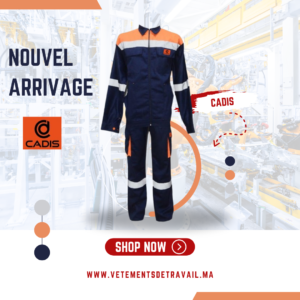 Vêtements de Travail Professionnel Multipoches Orange