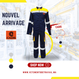 Vêtements de Travail Professionnel Multipoches Jaune